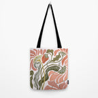 Modern Chalk still life with flowers and fern Tote Bag Gallery Image 2