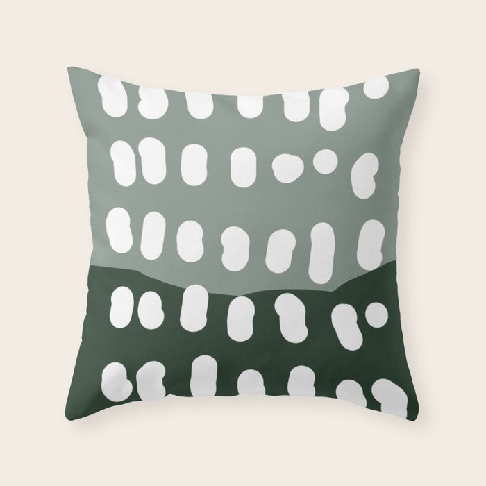 Abstract landscape Throw Pillow Gallery Image 1