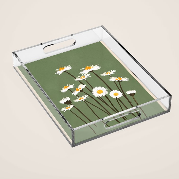 Little Flowers 2 Acrylic Tray Gallery Image 1
