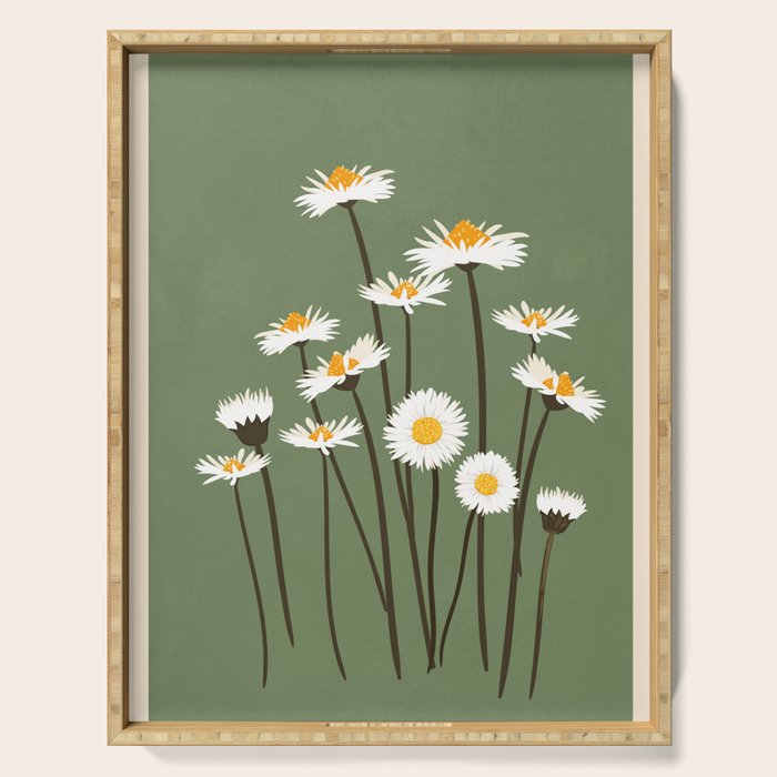 Little Flowers 2 Serving Tray Gallery Image 1