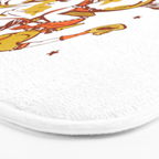 Funny Cowgirl On A Horse Bath Mat Gallery Image 3