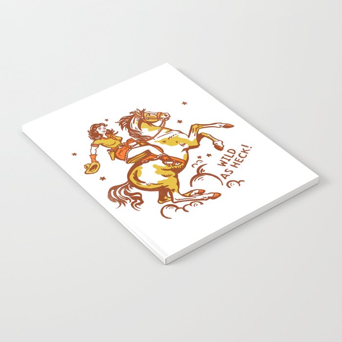 Funny Cowgirl On A Horse Notebook Gallery Image 2