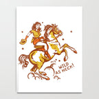 Funny Cowgirl On A Horse Notebook Gallery Image 4