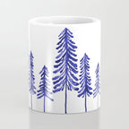 Pine Trees - Navy Coffee Mug Gallery Image 4