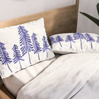 Pine Trees - Navy Pillow Sham Gallery Image 2