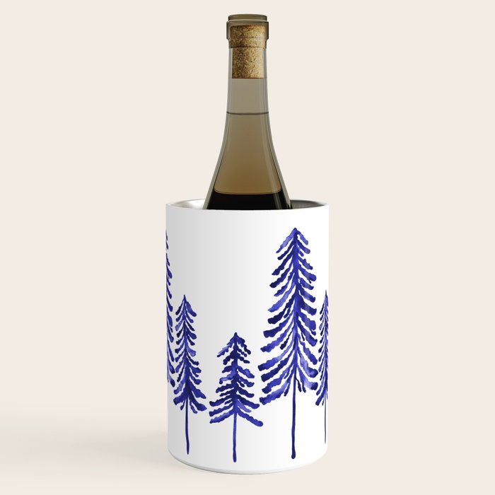 Pine Trees - Navy Wine Chiller Gallery Image 3