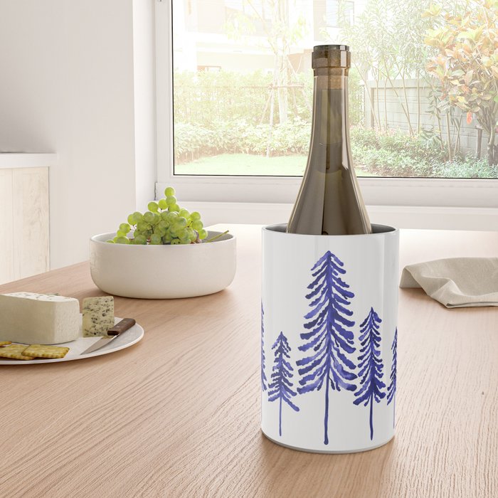 Pine Trees - Navy Wine Chiller Gallery Image 4