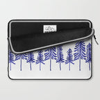 Pine Trees - Navy Laptop Sleeve Gallery Image 2