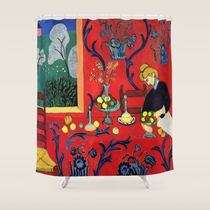 Henri Matisse Harmony in Red Shower Curtain Gallery Image 1