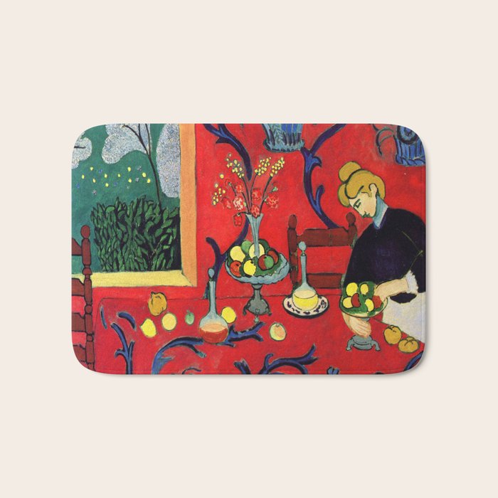 Henri Matisse Harmony in Red Bath Mat Gallery Image 1