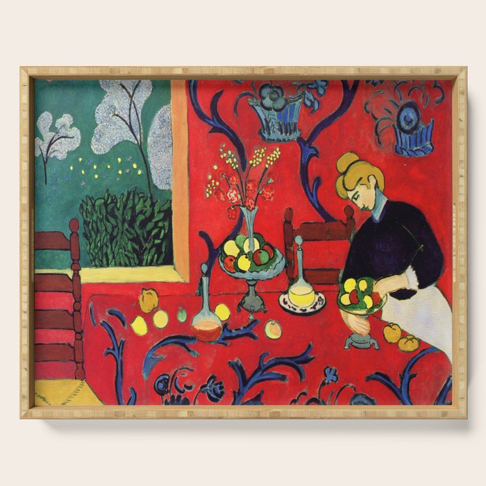 Henri Matisse Harmony in Red Serving Tray Gallery Image 1