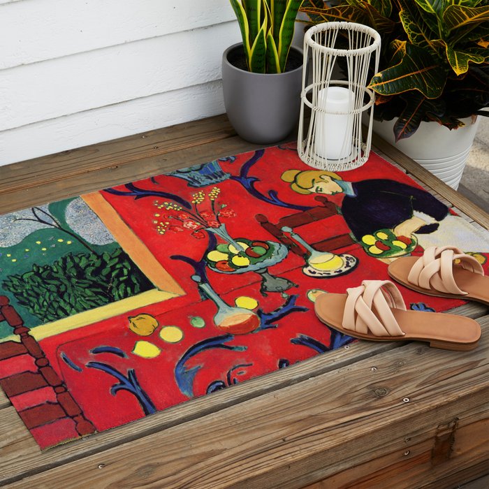 Henri Matisse Harmony in Red Outdoor Rug Gallery Image 2