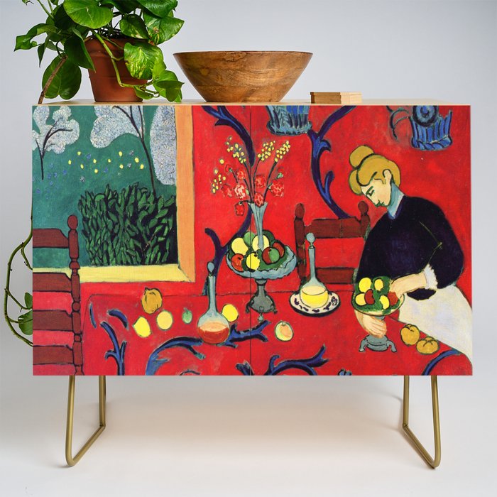 Henri Matisse Harmony in Red Credenza Gallery Image 1
