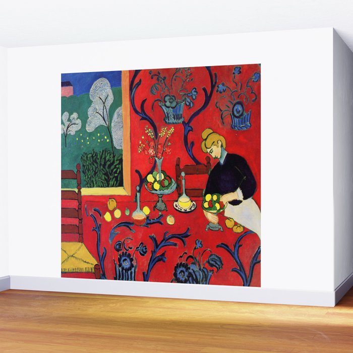 Henri Matisse Harmony in Red Wall Mural Gallery Image 2