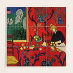 Henri Matisse Harmony in Red Wood Wall Art Gallery Image 1
