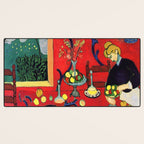 Henri Matisse Harmony in Red Desk Mat Gallery Image 3