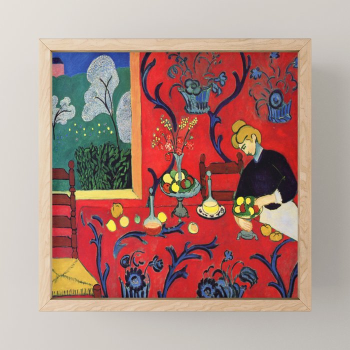 Henri Matisse Harmony in Red Mini Art Print Gallery Image 1