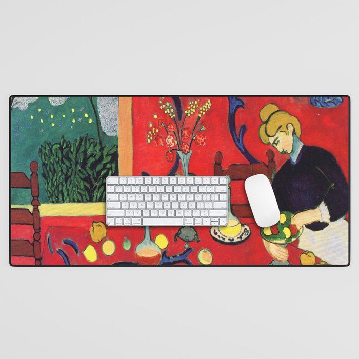 Henri Matisse Harmony in Red Desk Mat Gallery Image 1