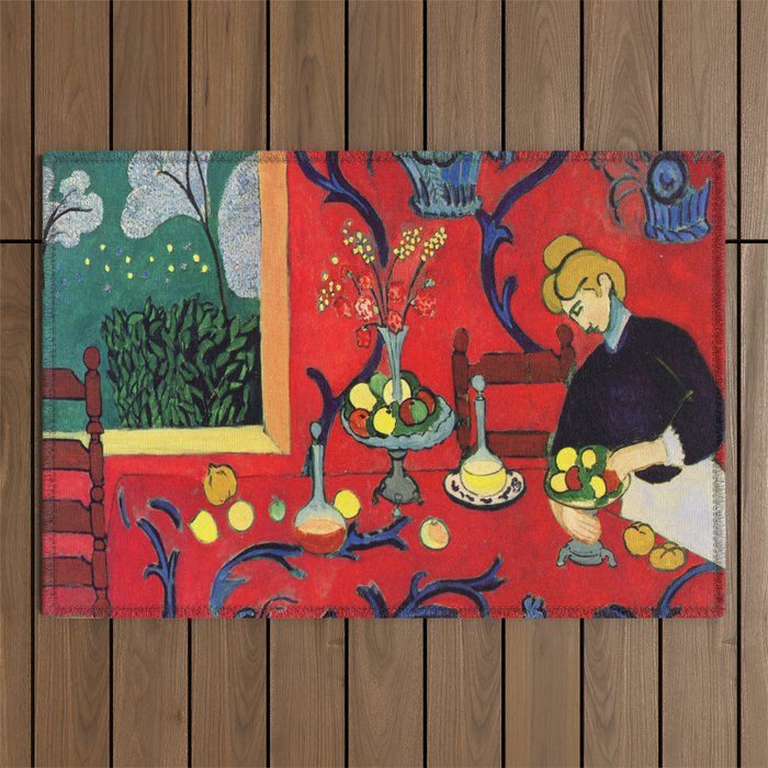 Henri Matisse Harmony in Red Outdoor Rug Gallery Image 1