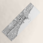 Chicago Map Yoga Mat Gallery Image 1