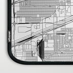 Chicago Map Laptop Sleeve Gallery Image 3