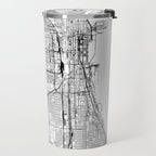Chicago Map Travel Mug Gallery Image 2