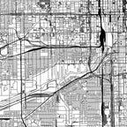 Chicago Map Coffee Mug Gallery Image 2