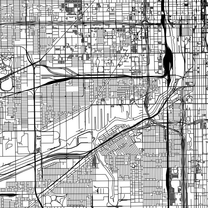 Chicago Map Coffee Mug Gallery Image 2