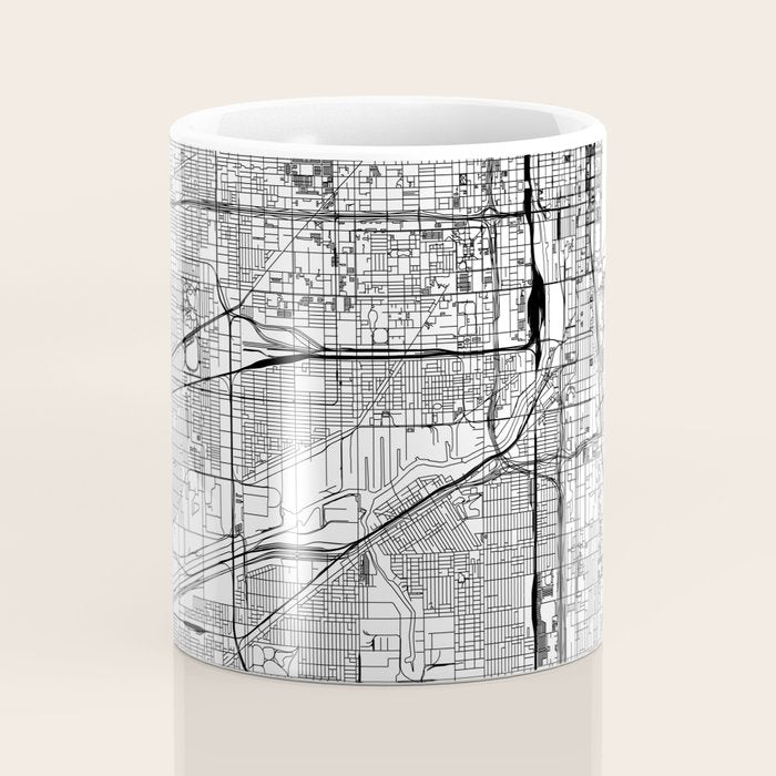 Chicago Map Coffee Mug Gallery Image 4