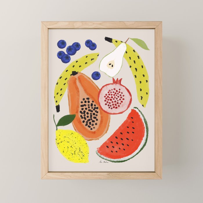 Acrylic Fruits  Mini Art Print Gallery Image 1