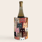 Cats Pattern Wine Chiller Gallery Image 3