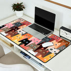 Cats Pattern Desk Mat Gallery Image 2