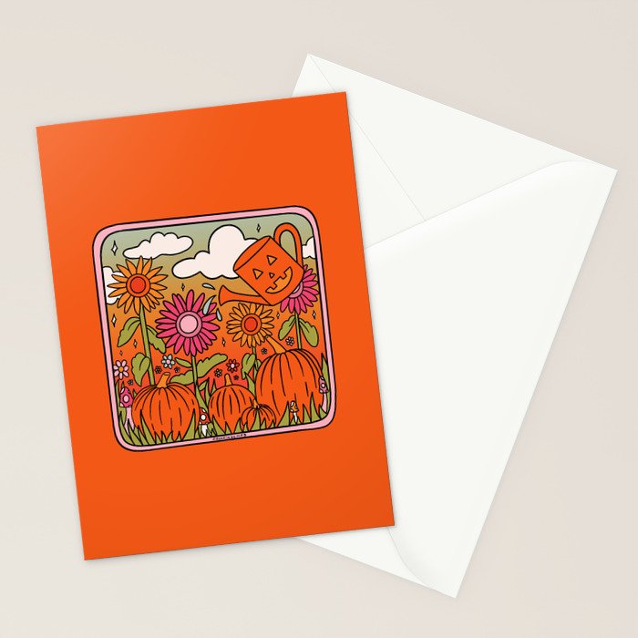 Fall Garden Stationery Card Gallery Image 2
