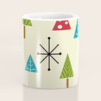 Mid Century Modern Christmas Trees Coffee Mug Gallery Image 4