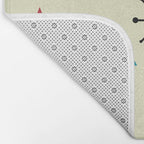 Mid Century Modern Christmas Trees Bath Mat Gallery Image 2