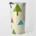 Mid Century Modern Christmas Trees Travel Mug Gallery Image 3