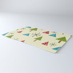 Mid Century Modern Christmas Trees Rug Gallery Image 3