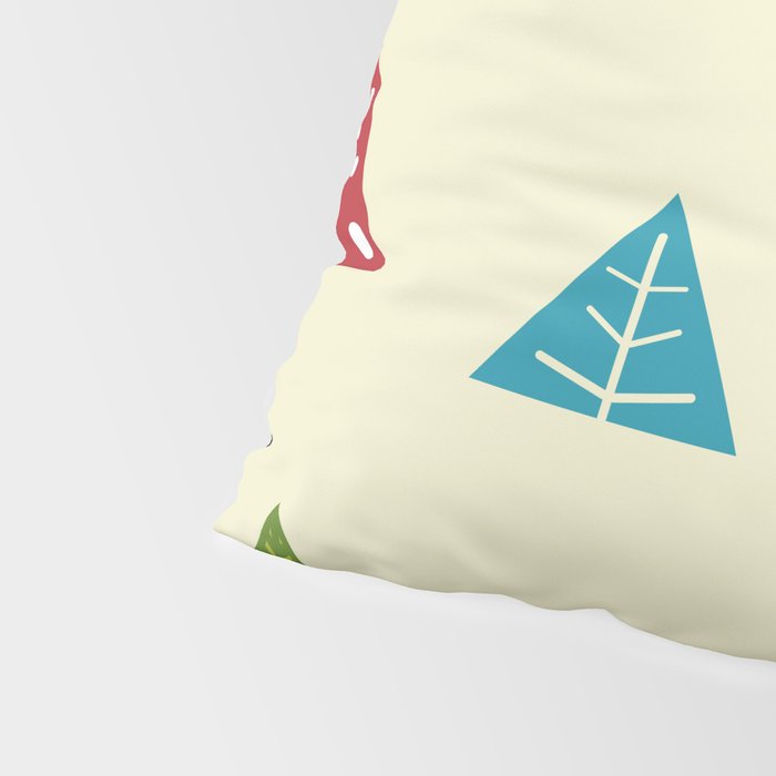 Mid Century Modern Christmas Trees Pillow Sham Gallery Image 4