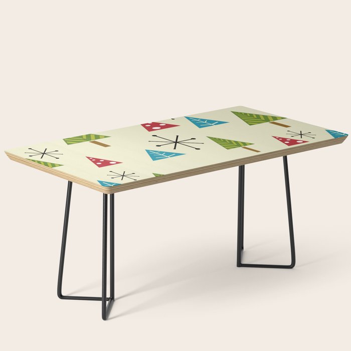 Mid Century Modern Christmas Trees Coffee Table Gallery Image 1
