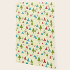 Mid Century Modern Christmas Trees Wallpaper Gallery Image 2