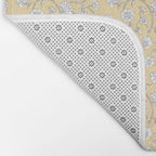 Small Block Print Floral - Butter Bath Mat Gallery Image 2