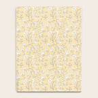 Small Block Print Floral - Butter Notebook Gallery Image 4
