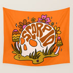 Scorpio Skull Wall Tapestry Gallery Image 4