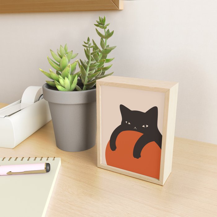 Cat Landscape 155 Mini Art Print Gallery Image 2