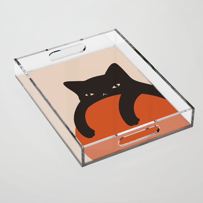 Cat Landscape 155 Acrylic Tray Gallery Image 1