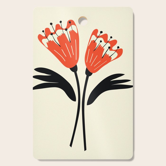 Flower09 Cutting Board Gallery Image 1