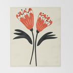 Flower09 Throw Blanket Gallery Image 2