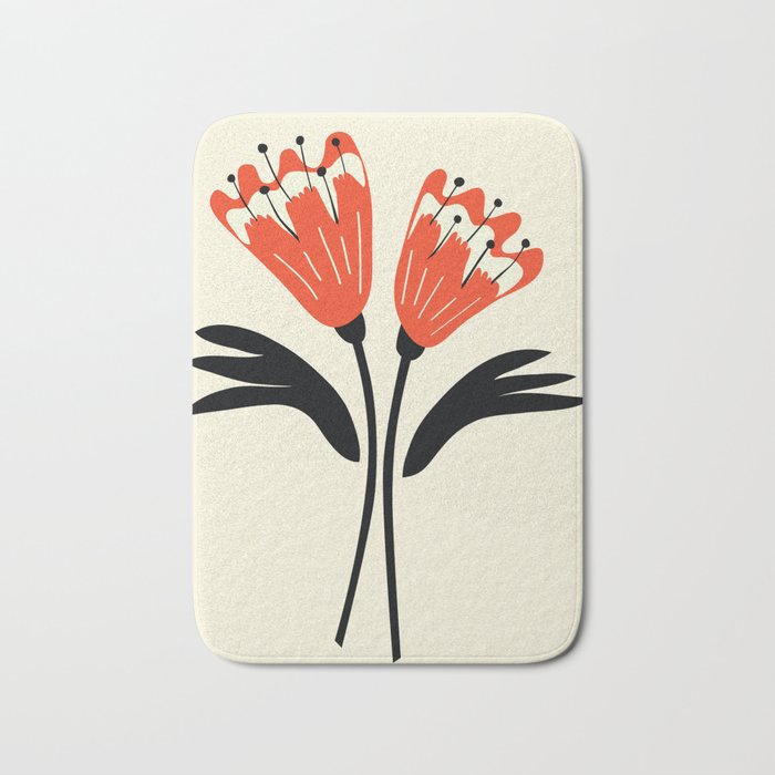 Flower09 Bath Mat Gallery Image 1