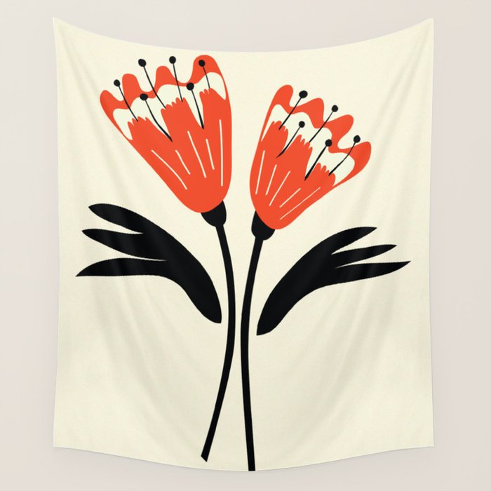 Flower09 Wall Tapestry Gallery Image 4