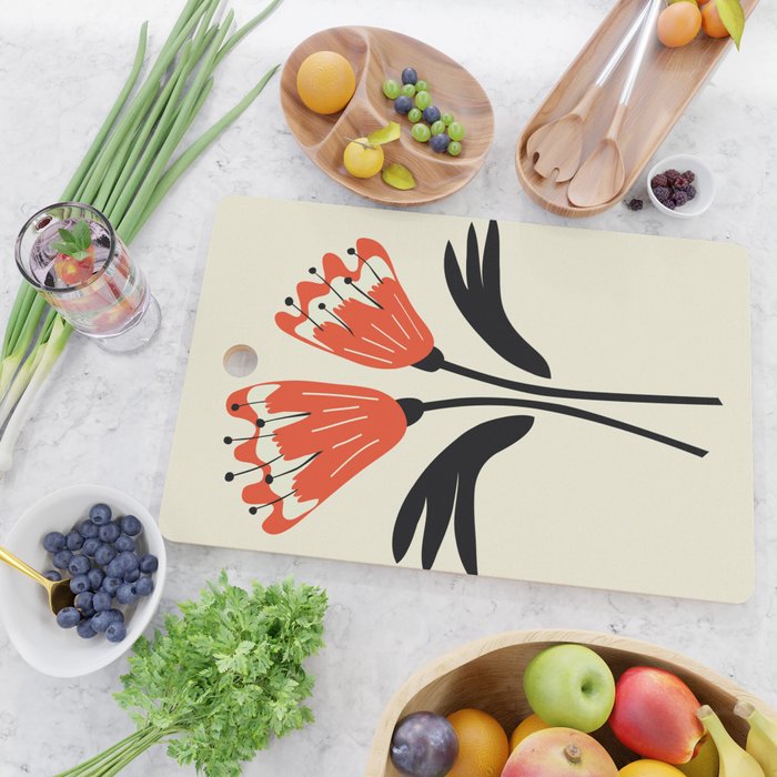 Flower09 Cutting Board Gallery Image 2